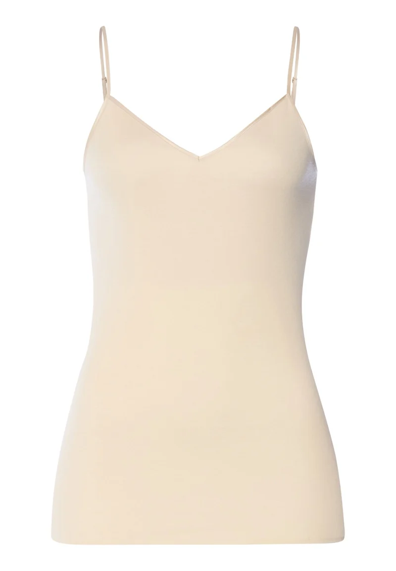 Cotton Seamless Spaghetti Top | summer sand 071601-072811