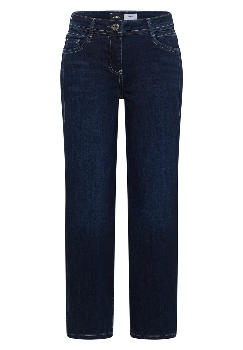 High Waist Barrel Leg Jeans im Loose Fit