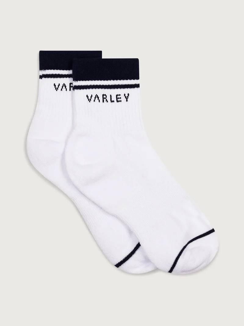 Lenni Half Crew Sock White/ Blue