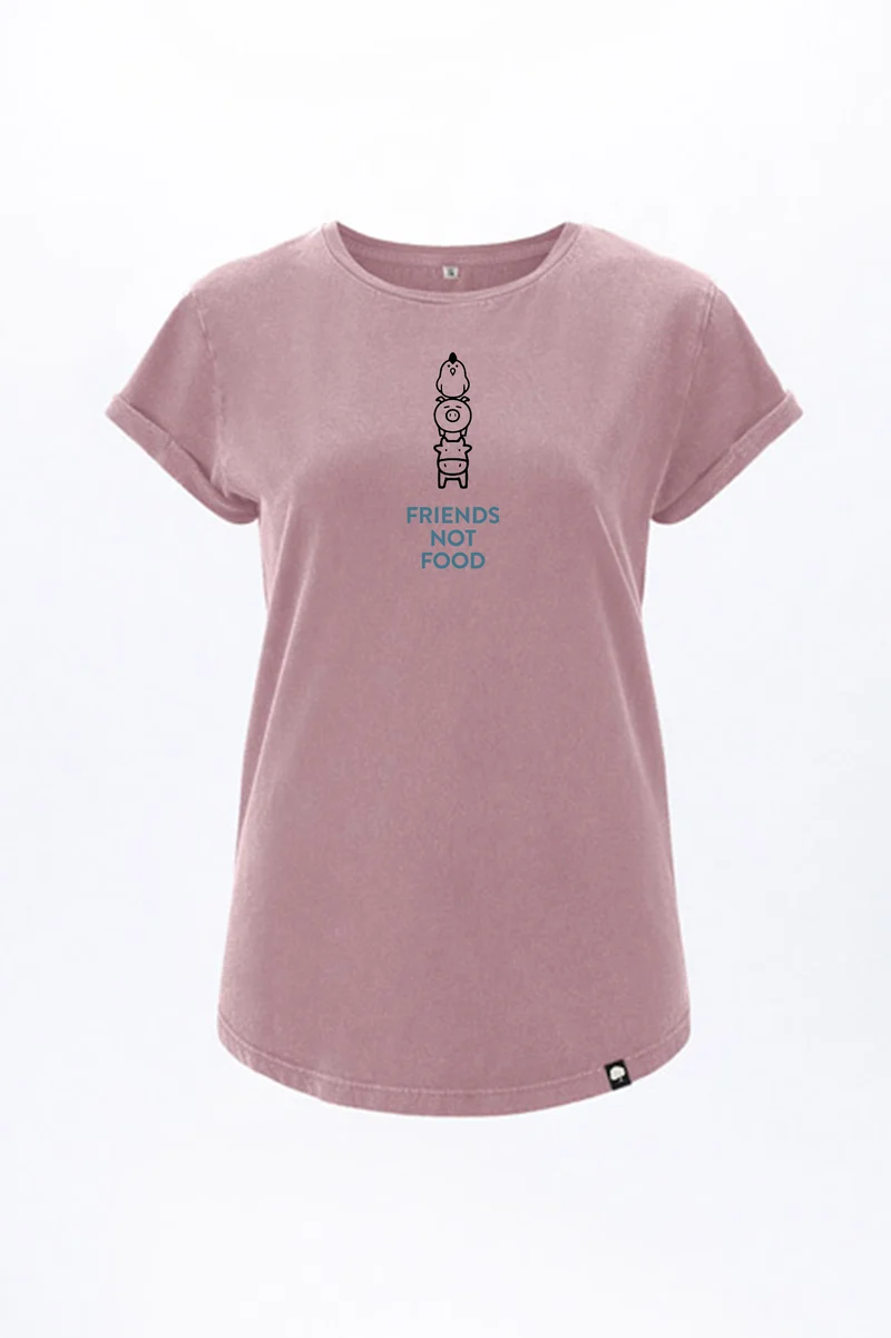 Friends not Food T-Shirt für Frauen