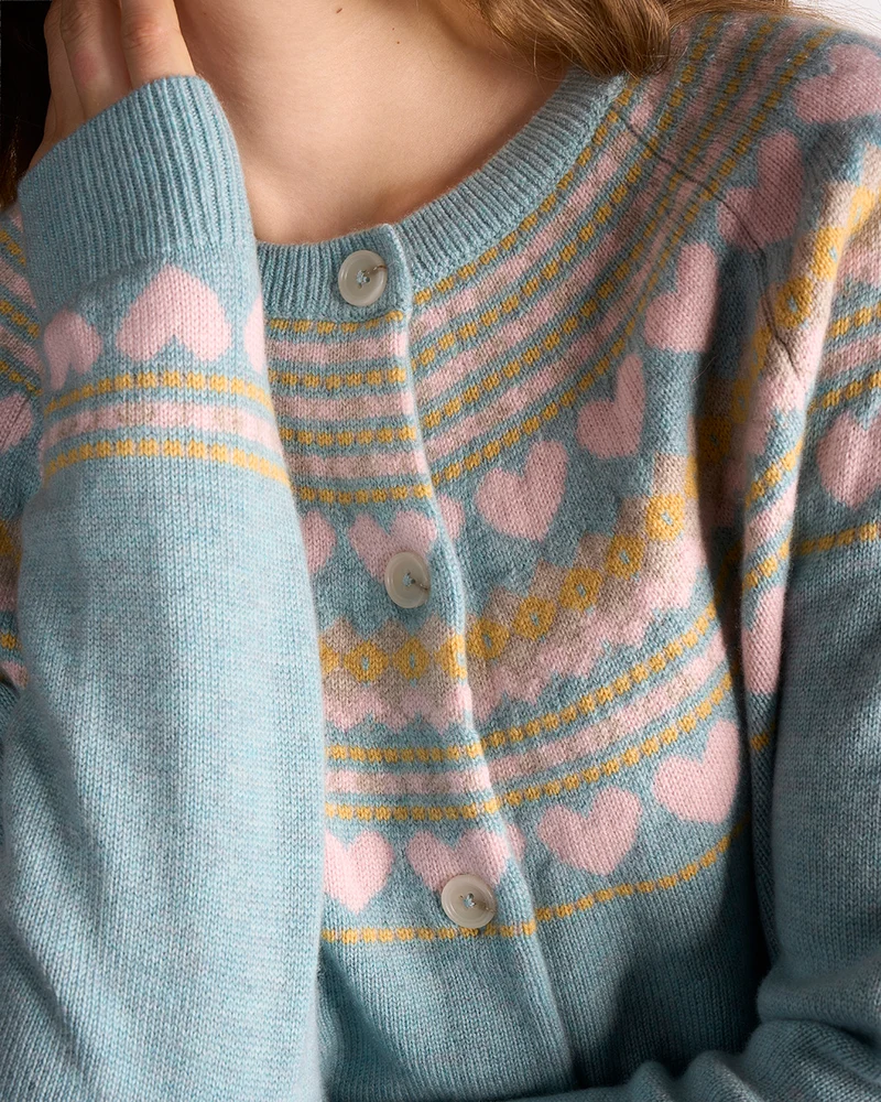 Leni | Strickjacke | Wolle, Cashmere
