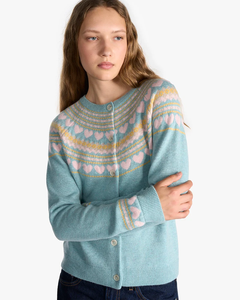 Leni | Strickjacke | Wolle, Cashmere