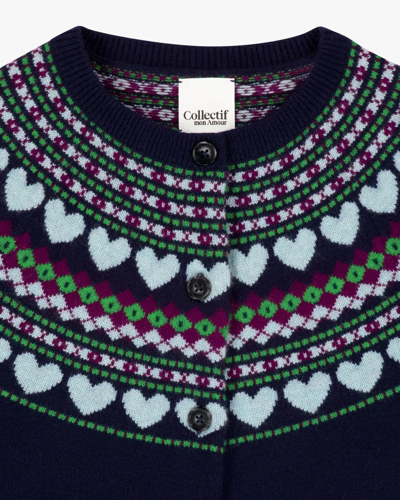 Leni | Strickjacke | Wolle, Cashmere