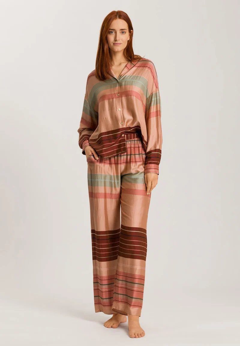 Hannah Long Pants | earth tanned stripe 074859-072166