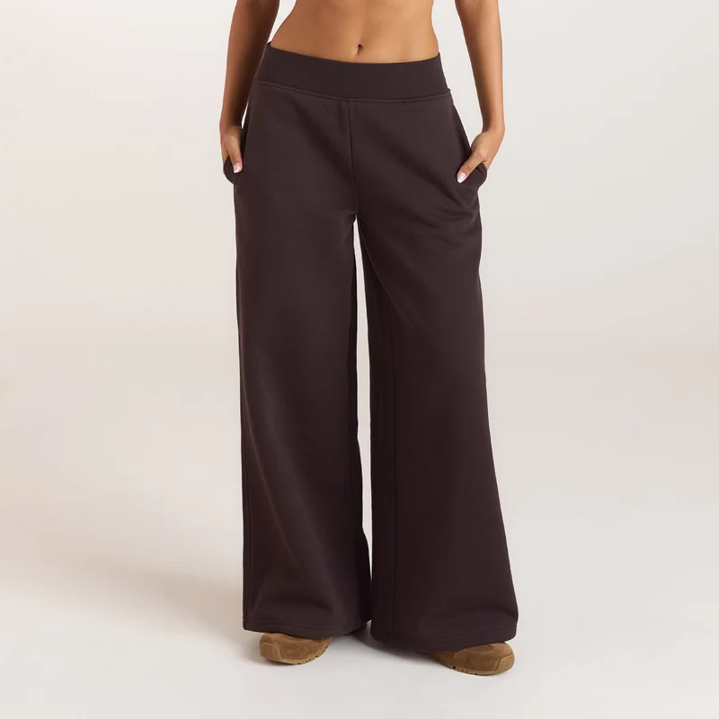 Straight-Leg Joggers - Dark Chocolate