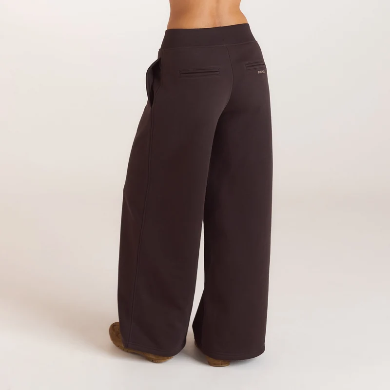 Straight-Leg Joggers - Dark Chocolate
