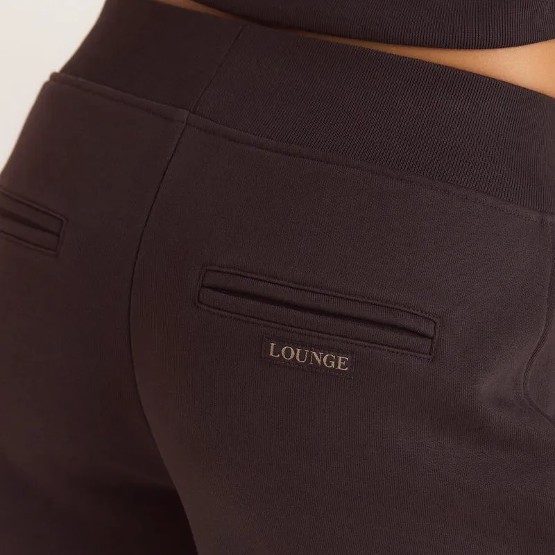 Straight-Leg Joggers - Dark Chocolate