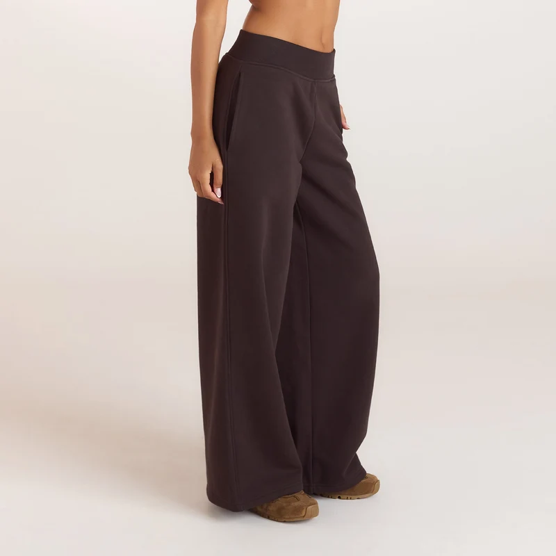 Straight-Leg Joggers - Dark Chocolate