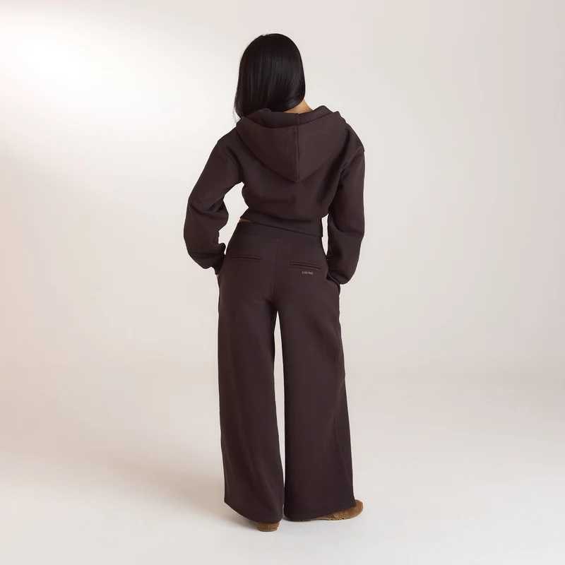 Straight-Leg Joggers - Dark Chocolate