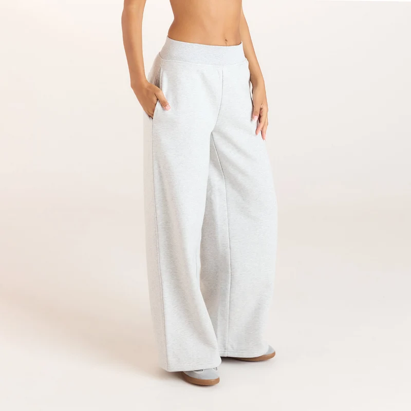 Straight-Leg Joggers - Grey