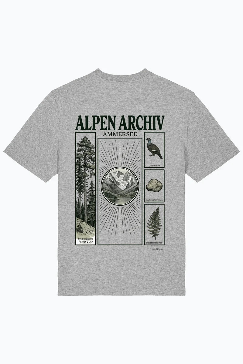 Alpen Archiv Ammersee T-Shirt für Männer
