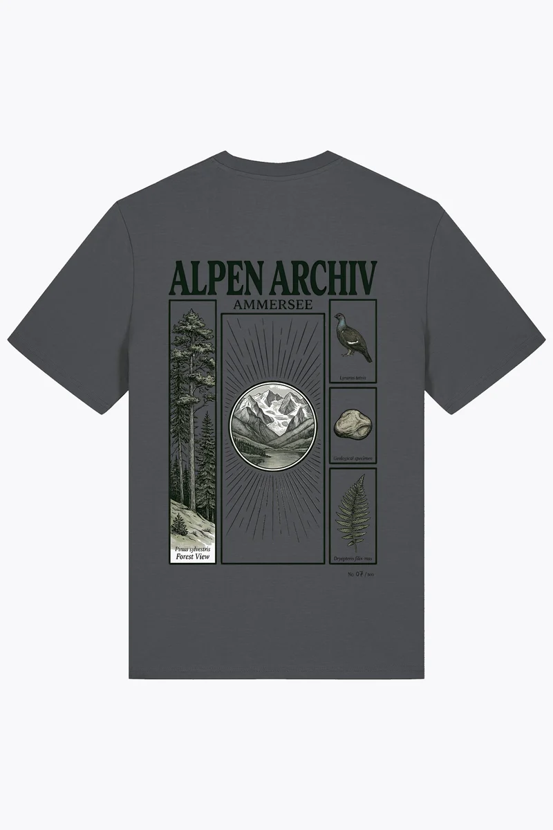 Alpen Archiv Ammersee T-Shirt für Männer