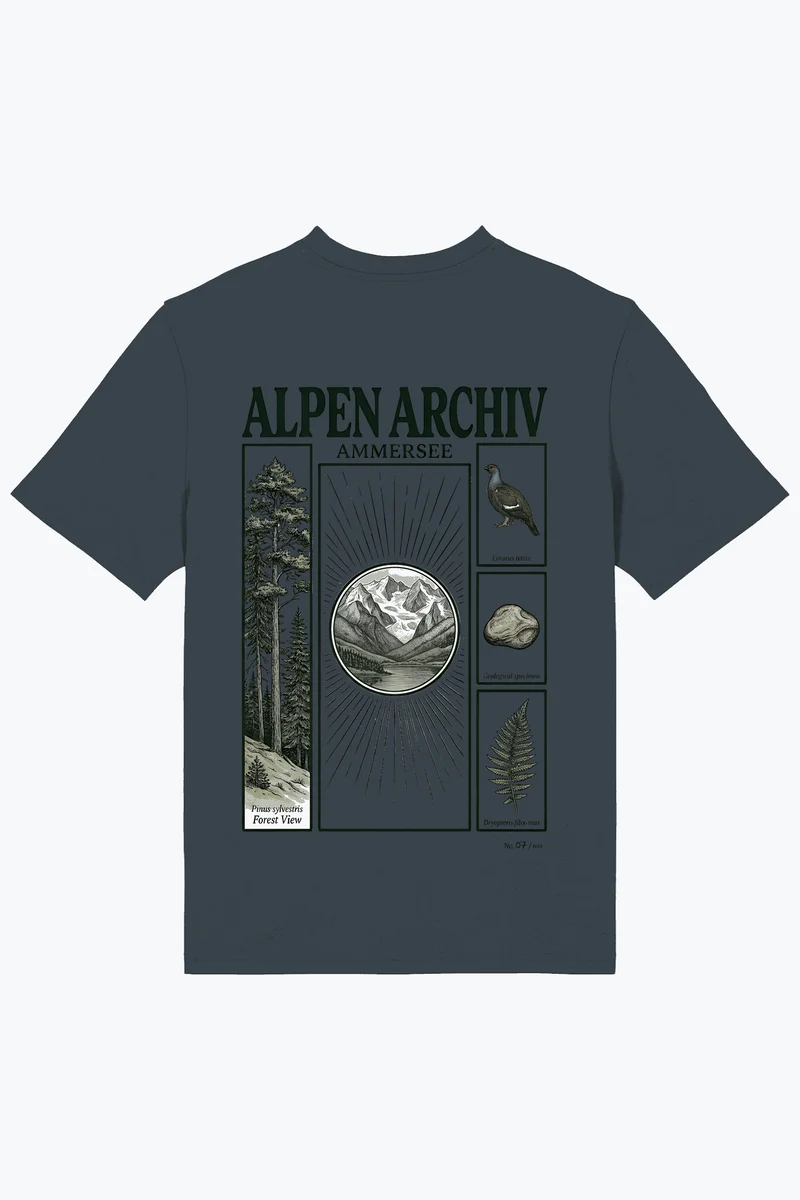 Alpen Archiv Ammersee T-Shirt für Männer
