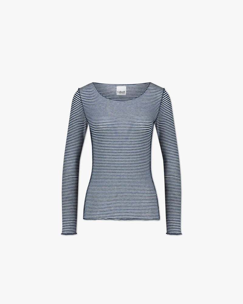 Mischa stripes | Shirt | Lyocell, Wolle