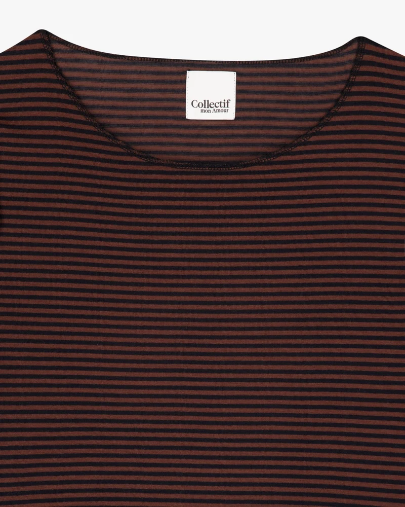 Mischa stripes | Shirt | Lyocell, Wolle