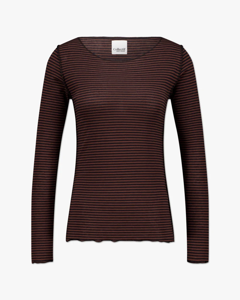 Mischa stripes | Shirt | Lyocell, Wolle