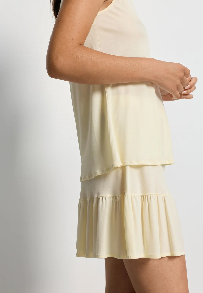 Isabella Sleeveless Short Pyjama | lemon cake 074727-072217