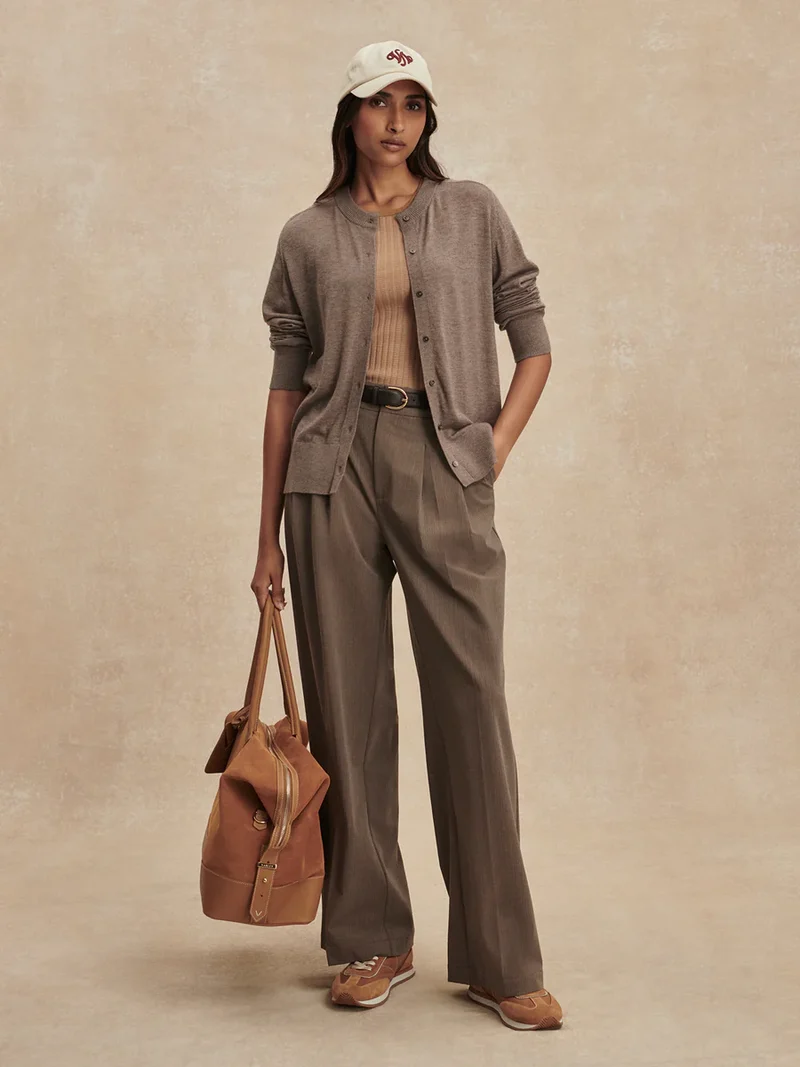 Alysha Wide Leg Pine Bark