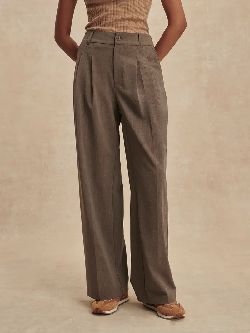 Alysha Wide Leg Pine Bark