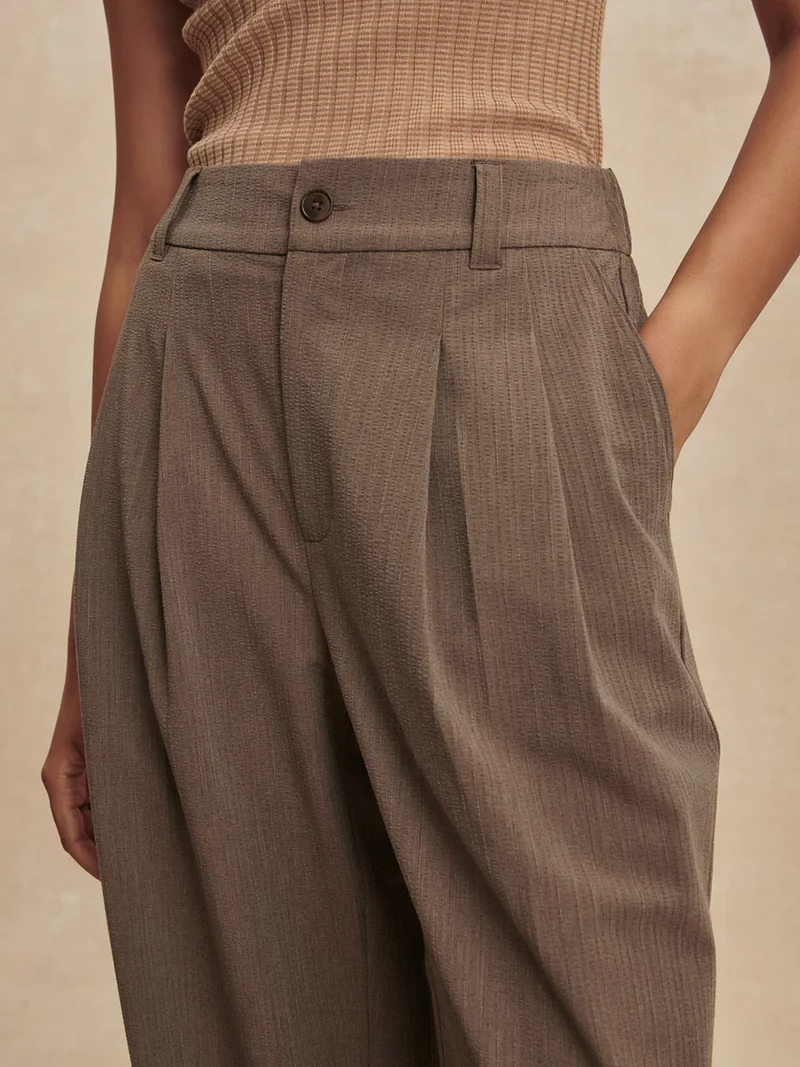 Alysha Wide Leg Pine Bark