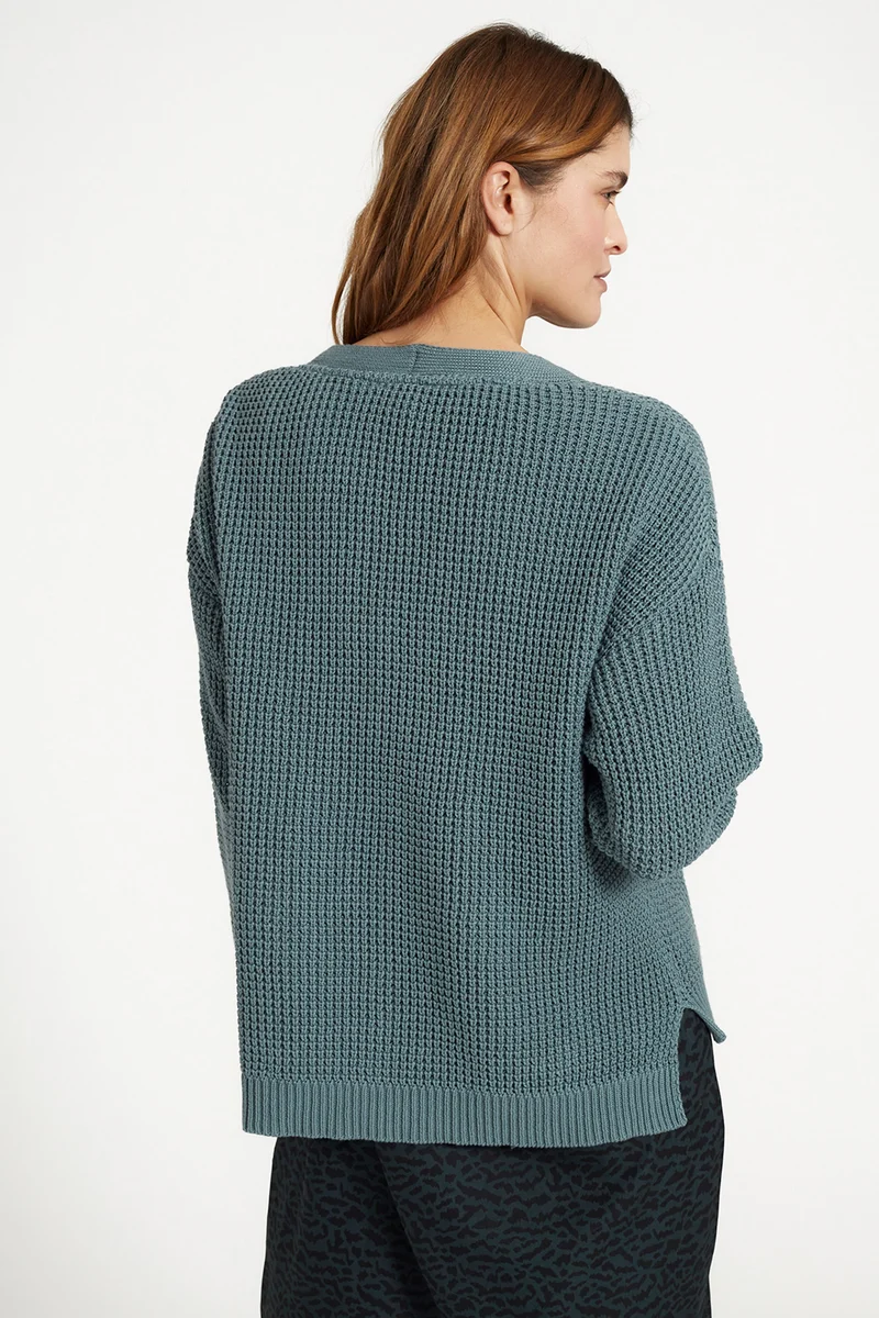 Knit Cardigan aus Bio Baumwolle