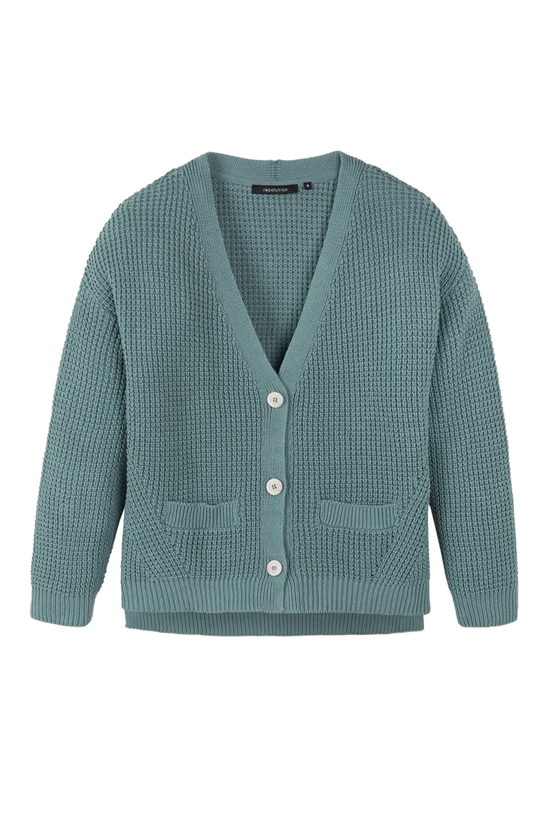 Knit Cardigan aus Bio Baumwolle