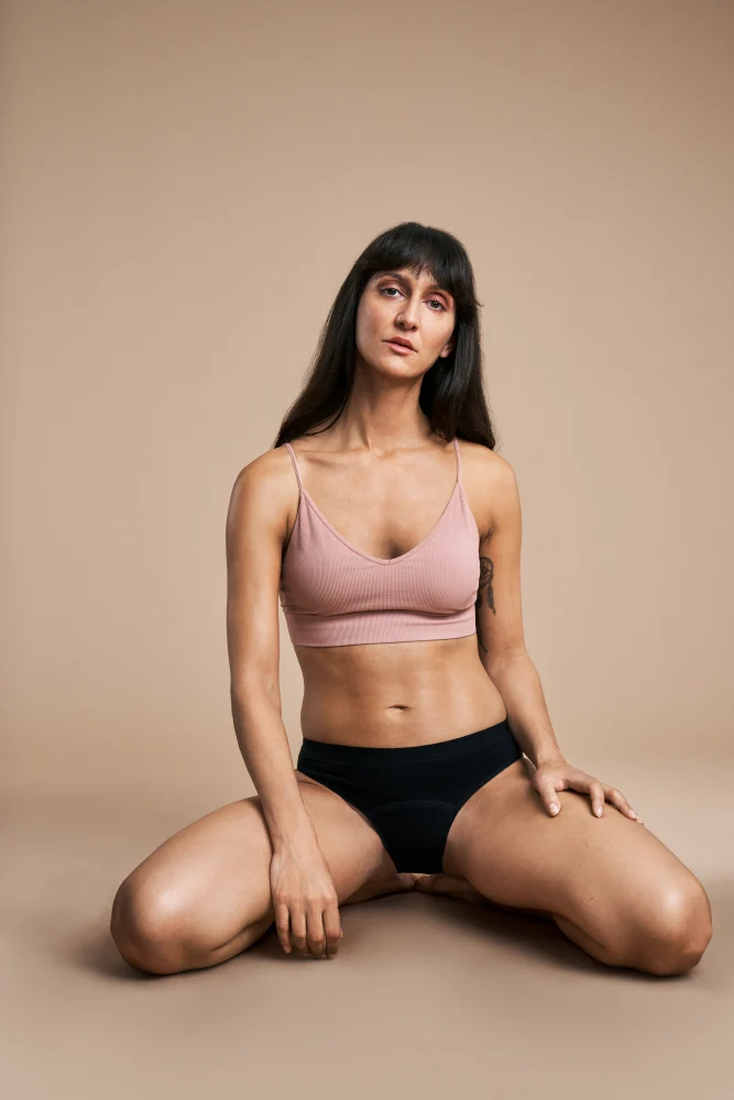 Imse Vimse Menstruationstrusse Bikini - Kraftig Flow - Sort
