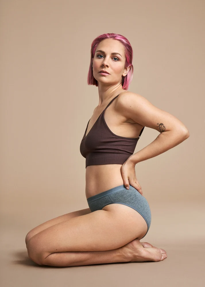 Imse Vimse Menstruationstrusse Bikini - Kraftig Flow - Sort
