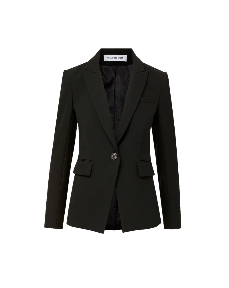 Miller Single Breasted Dickey Jacket Black