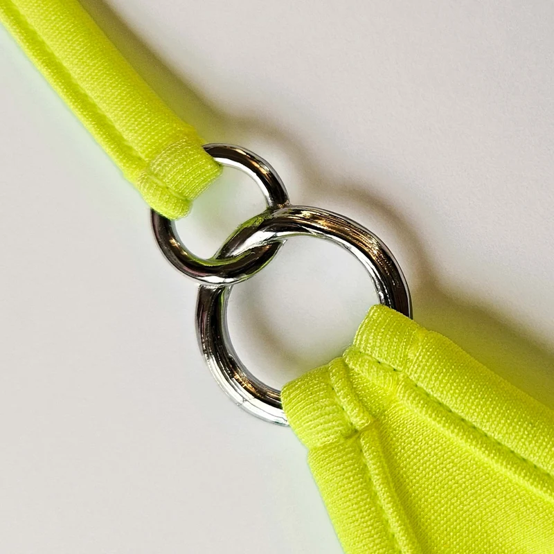 Bikini Neon Yellow Beauty - Micro V-String
