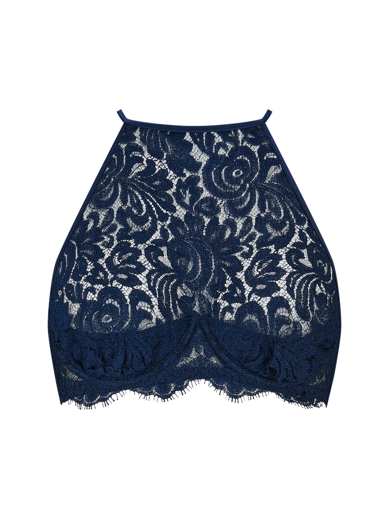 Coco de Mer Tamara High Neck Balconette Bra