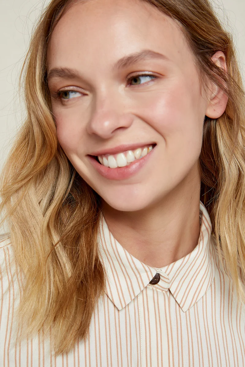 Striped Shirt aus Bio Baumwolle