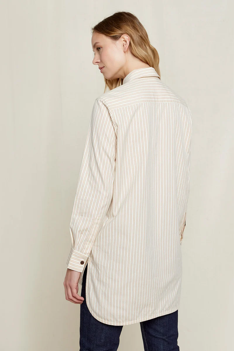 Striped Shirt aus Bio Baumwolle