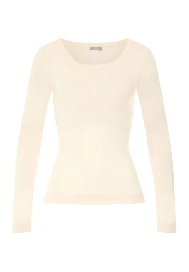 Silk/Cashmere L/SLV Shirt | vanilla 071655-071203
