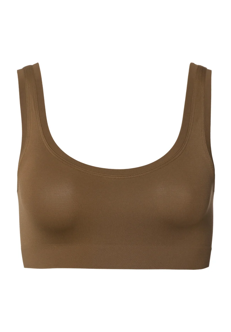 Touch Feeling Crop Top | mochaccino 071810-072757