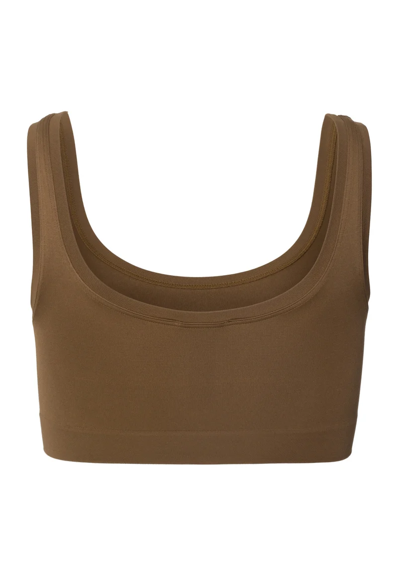 Touch Feeling Crop Top | mochaccino 071810-072757