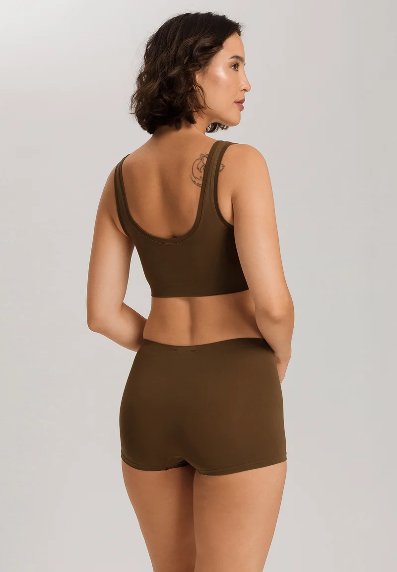 Touch Feeling Crop Top | mochaccino 071810-072757