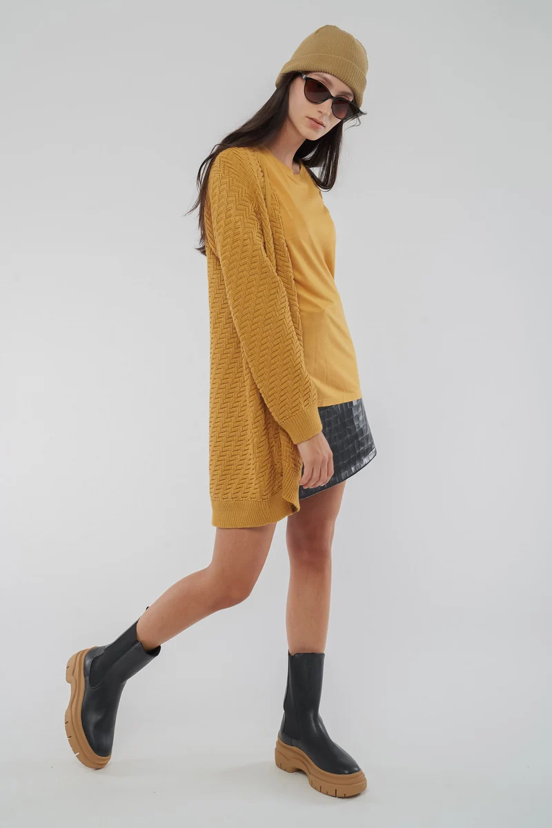 Knit Cardigan aus Bio Baumwolle