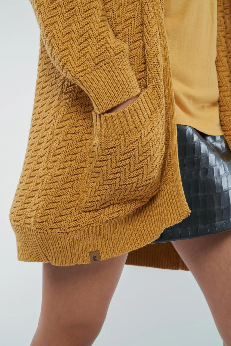 Knit Cardigan aus Bio Baumwolle