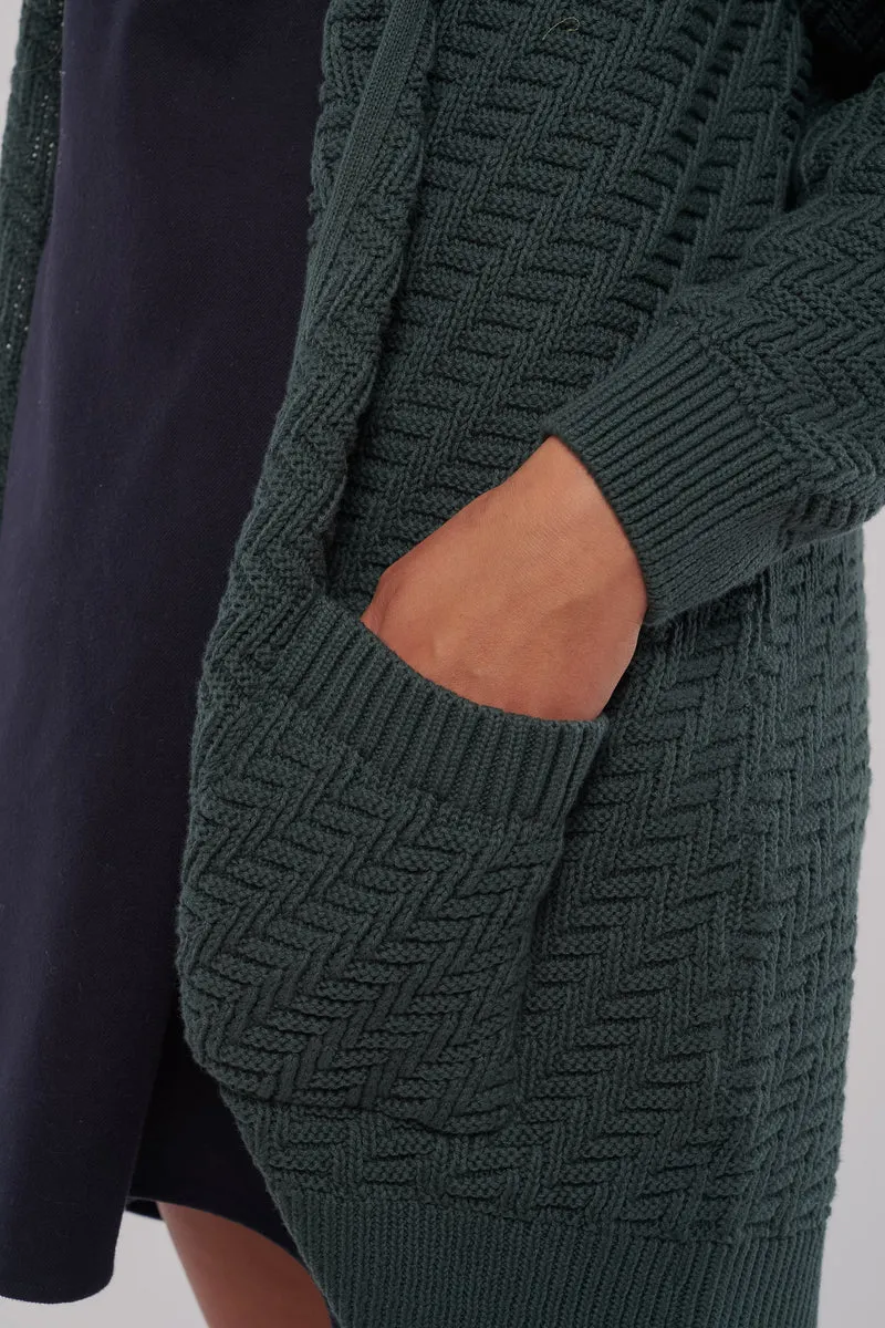 Knit Cardigan aus Bio Baumwolle