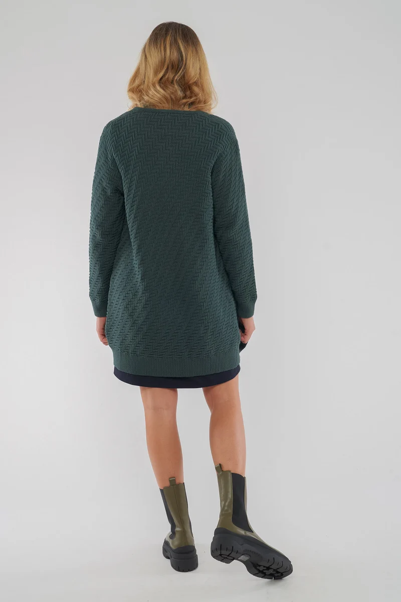 Knit Cardigan aus Bio Baumwolle