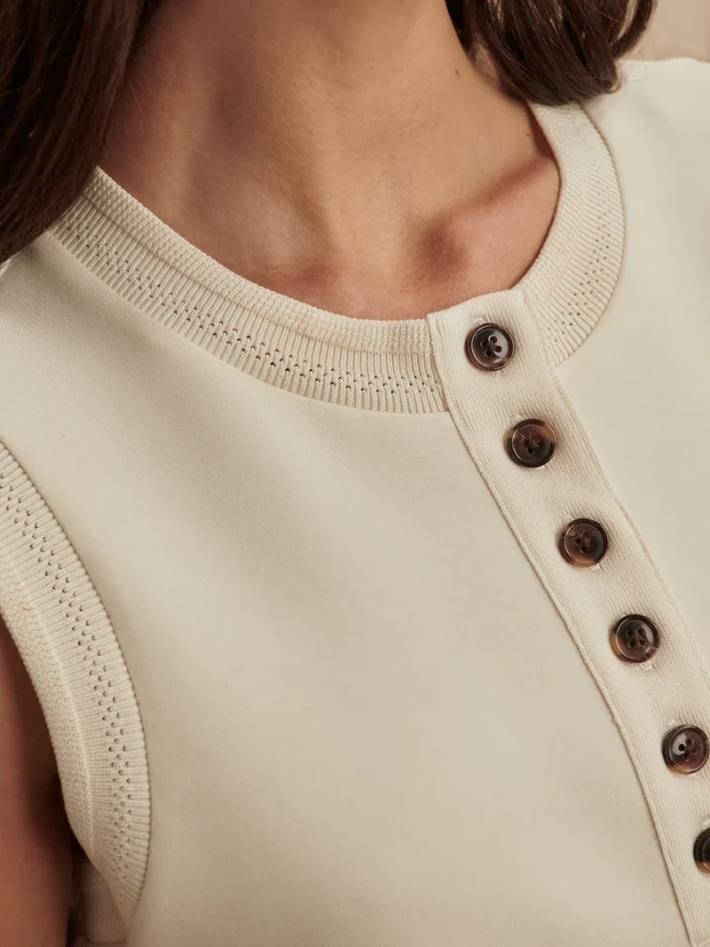 Marla Button Tank Pristine