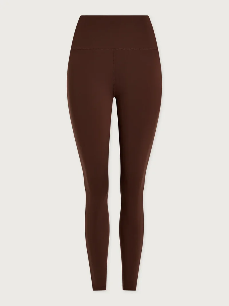 Freesoft Piped Legging Brown Stone