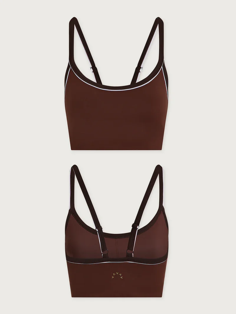 Freesoft Piper Bra Brown Stone