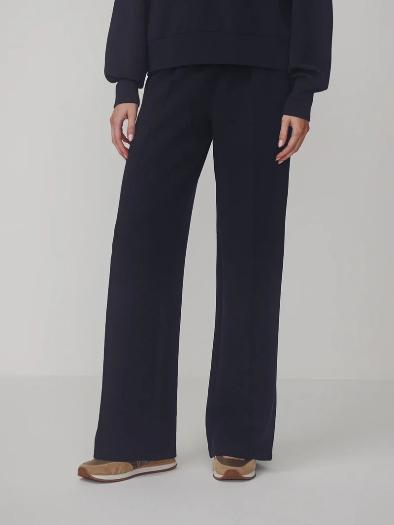 Wide Leg Pant 30" Navy