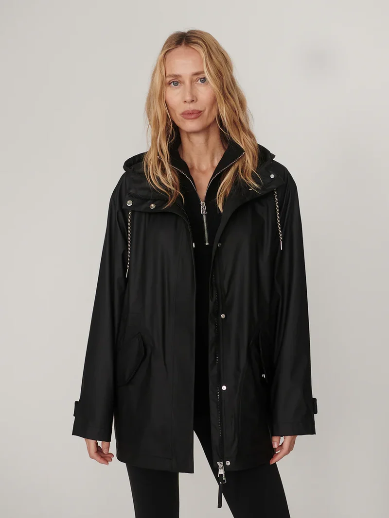 Orlen Short Rain Jacket Black