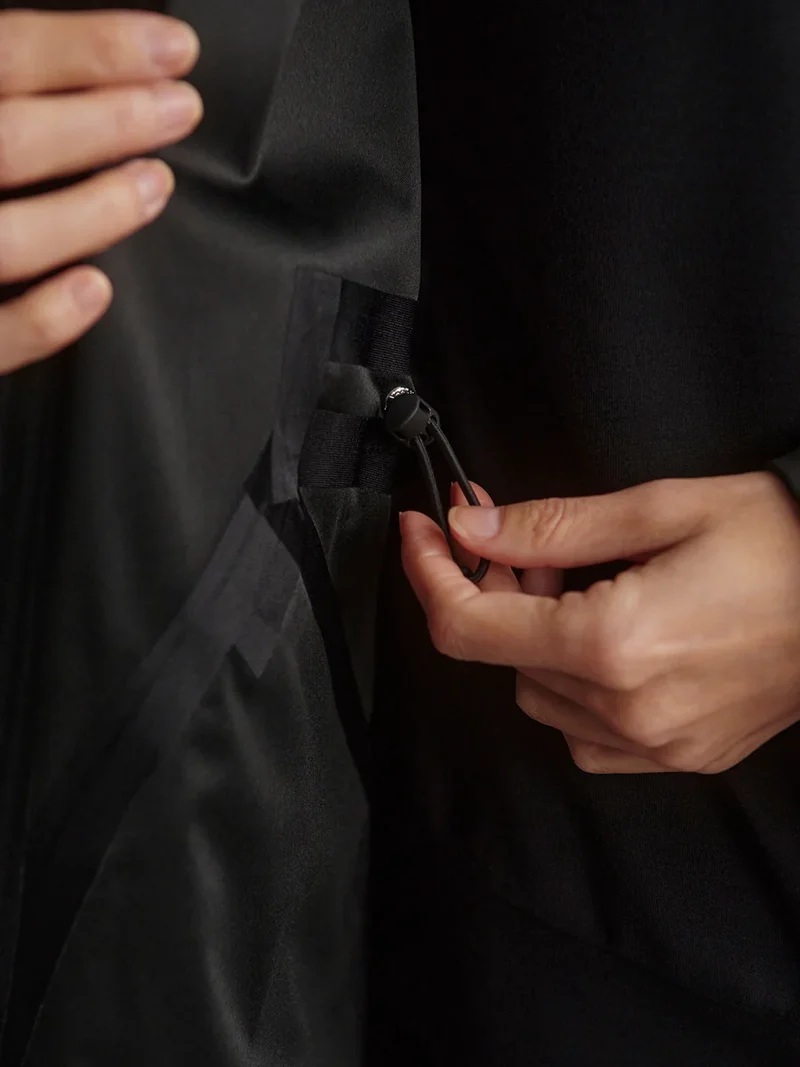 Orlen Short Rain Jacket Black