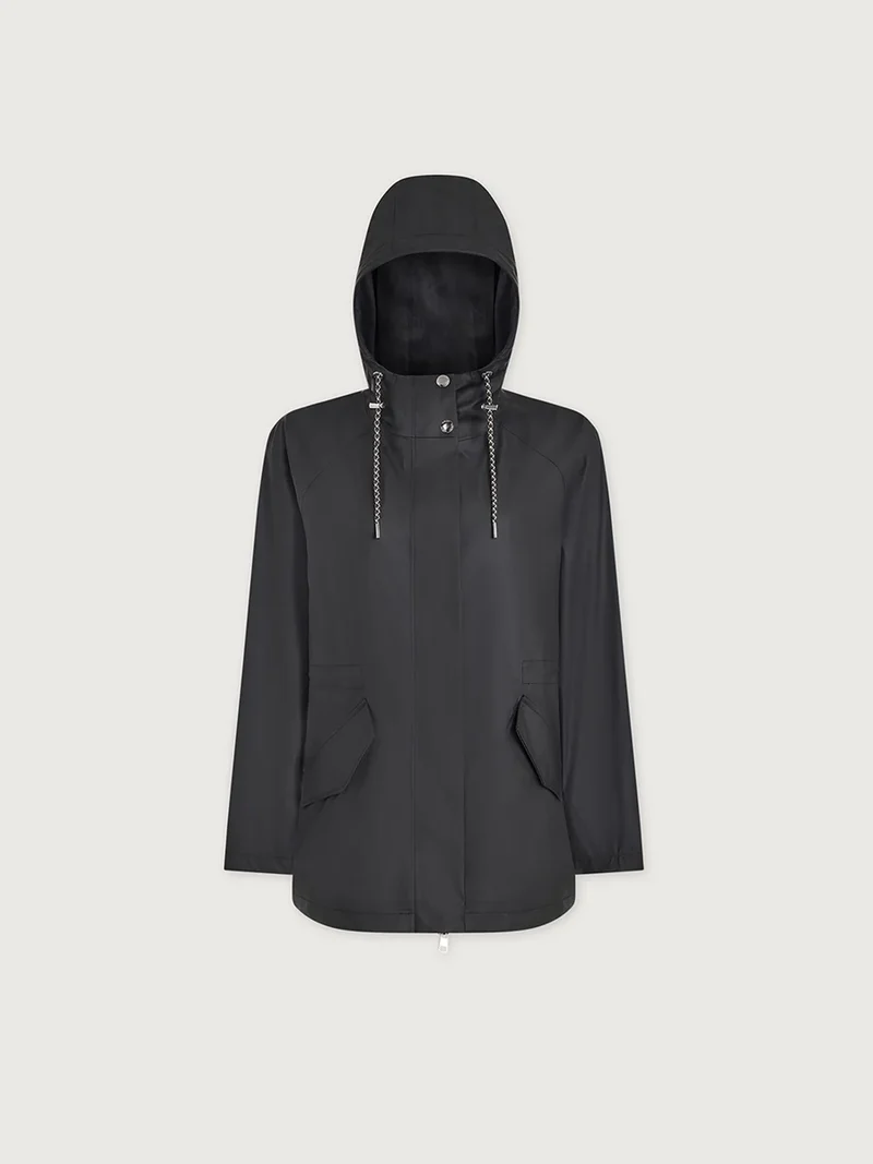 Orlen Short Rain Jacket Black