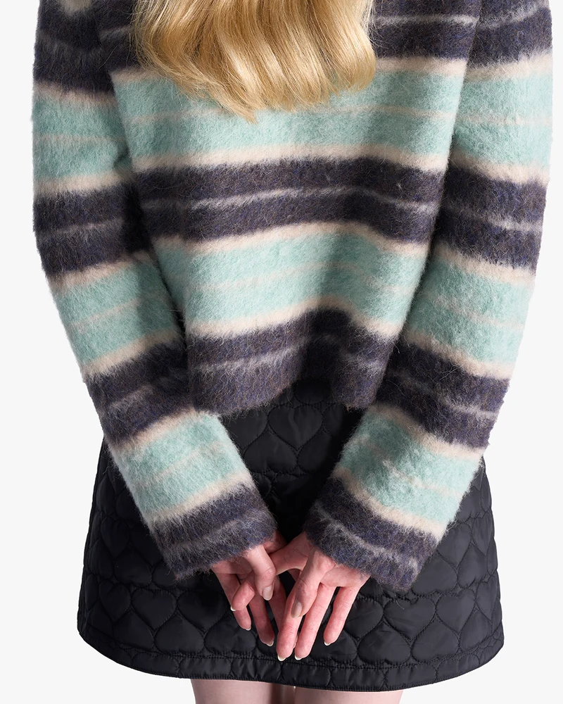 Bobbie stripes | Strickjacke | Yak, Alpaka Mischung