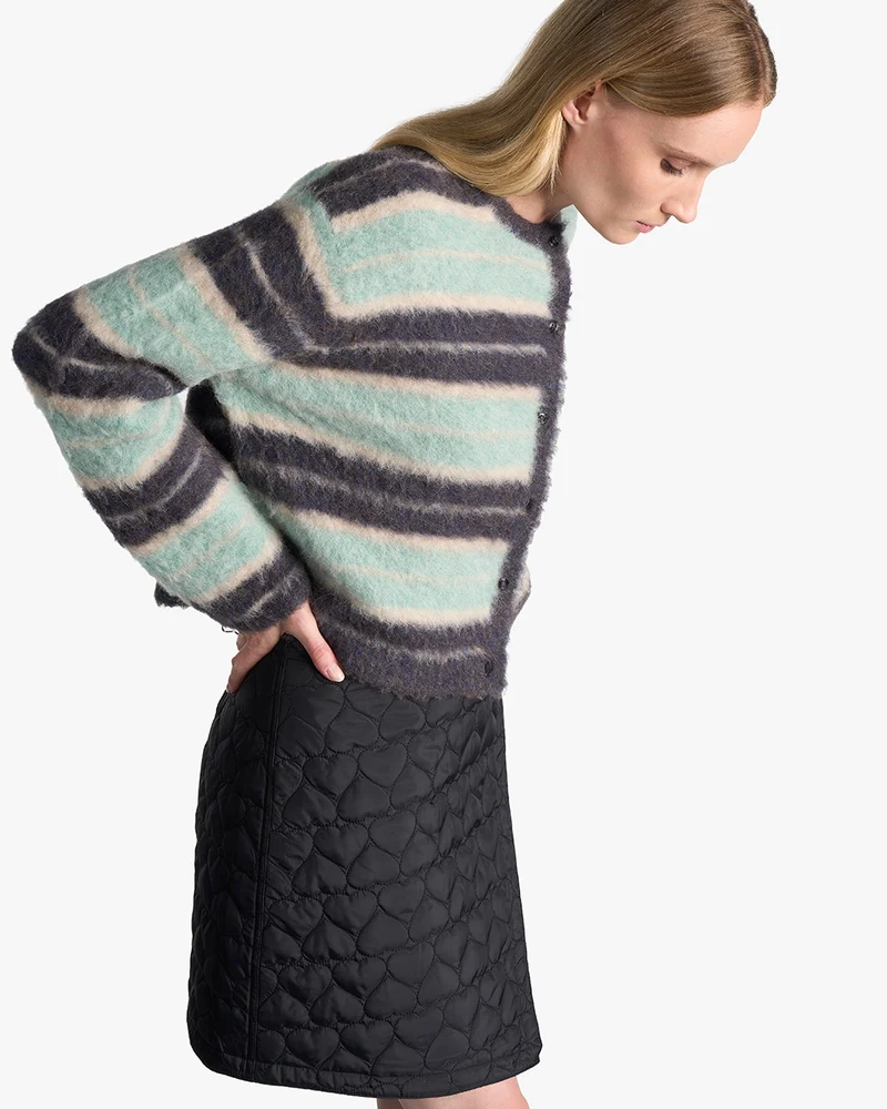Bobbie stripes | Strickjacke | Yak, Alpaka Mischung